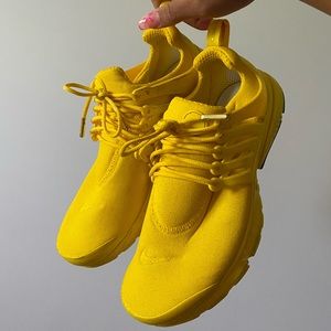 Custom Banana Yellow Nike Prestos